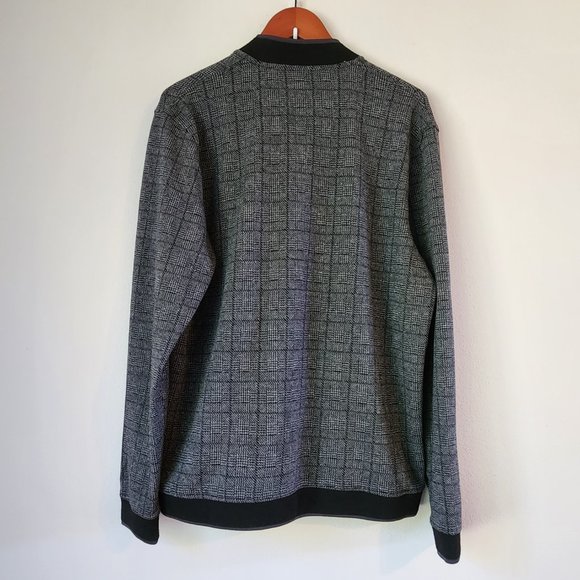 Ted Baker London, "Who Cares, Win", Full Zip Texture Bomber Jacket, Size 5 - Picture 2 of 16